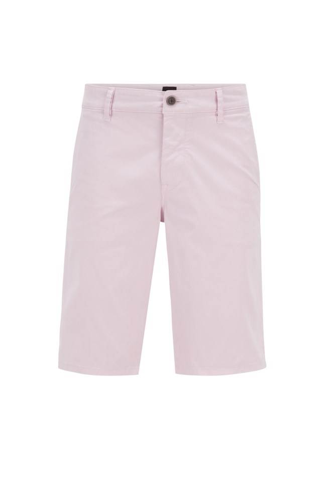 Hugo Boss Slim-fit chino shorts Lyse Rosa | pr8NlPiG