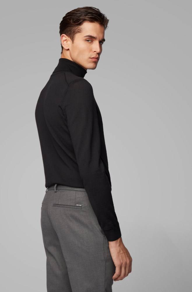 Hugo Boss Slim-fit chinos Grå | 0VcWiYcL