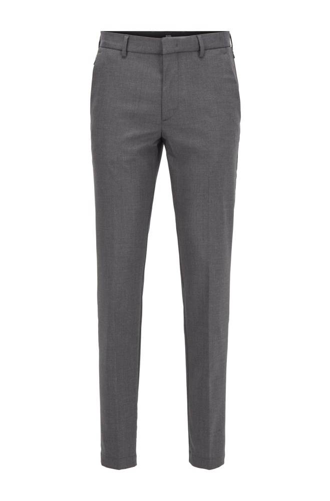 Hugo Boss Slim-fit chinos Grå | 0VcWiYcL