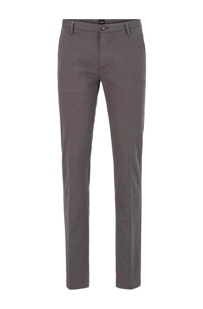 Hugo Boss Slim-fit chinos Grå | gk6Sb6oX