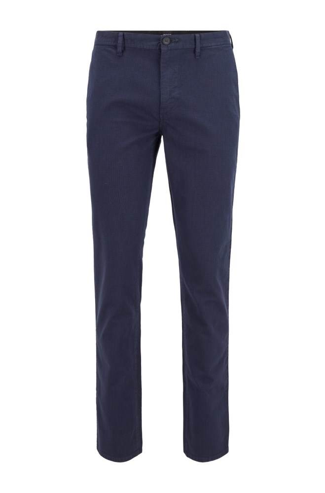 Hugo Boss Slim-fit chinos Mørke Blå | n80Rt1lW