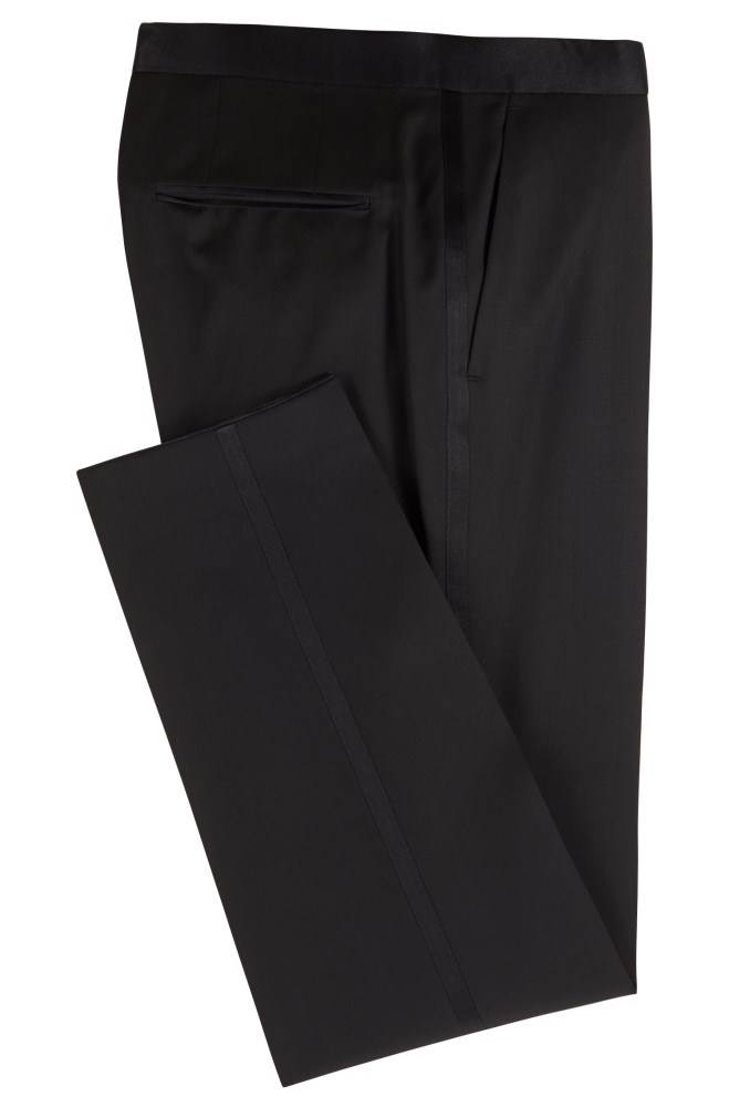 Hugo Boss Slim-fit formal trousers Svarte | DPfWeF8j