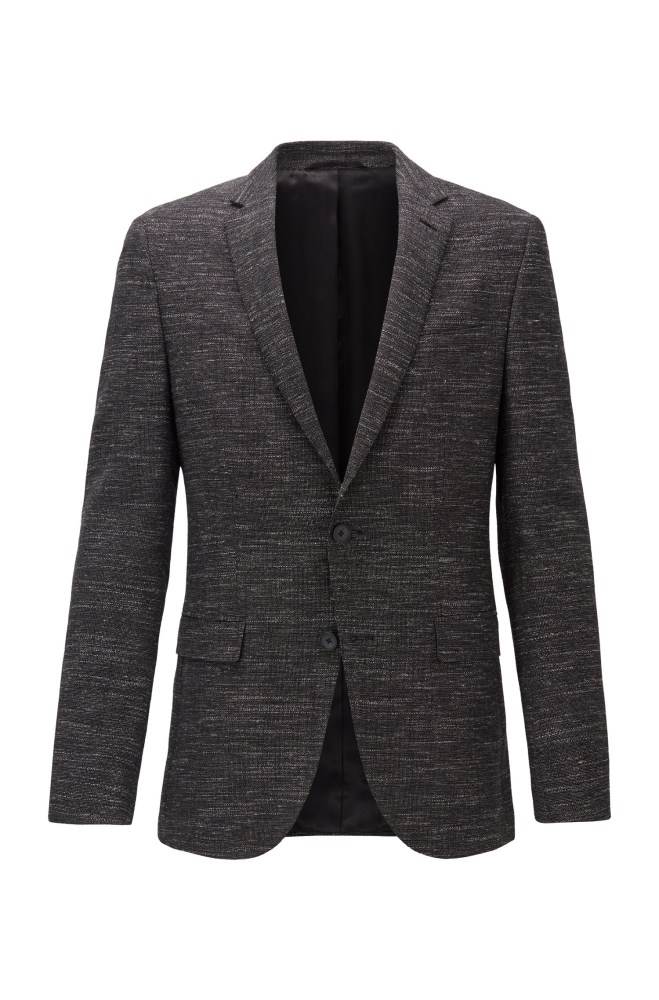 Hugo Boss Slim-fit jacket Anthracite | Hivsg8W6