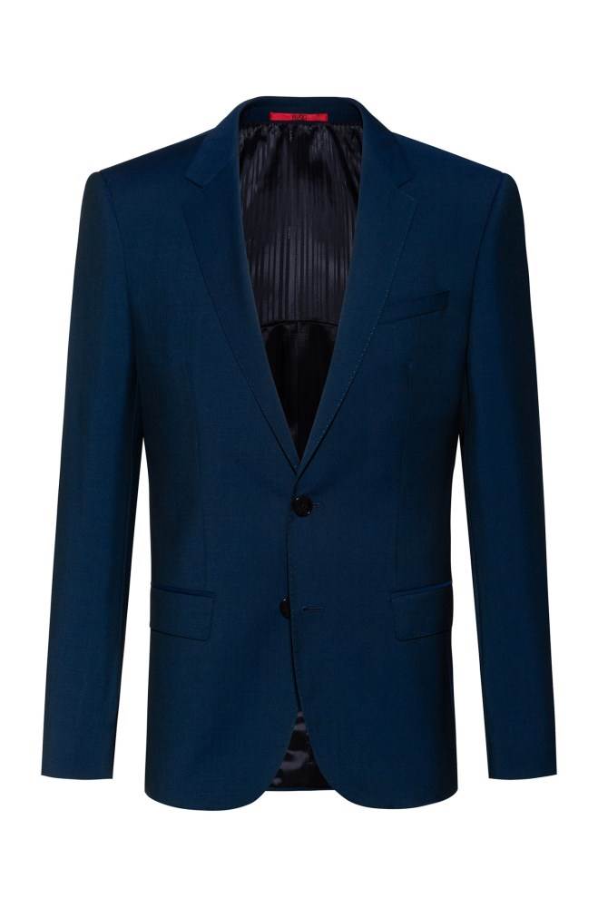 Hugo Boss Slim-fit jacket Blå | JZFZDSrF