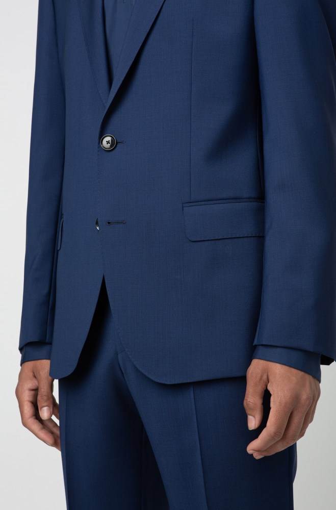 Hugo Boss Slim-fit jacket Blå | iQUcHiGZ