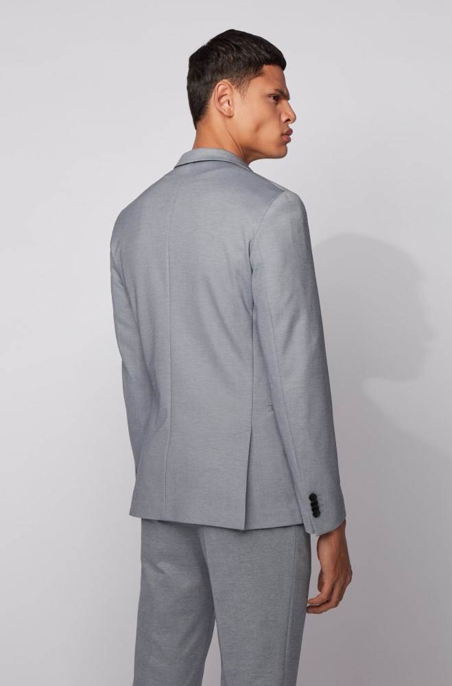 Hugo Boss Slim-fit jacket Blå | nELOwKUB