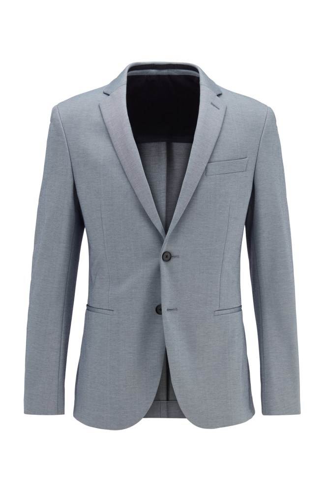 Hugo Boss Slim-fit jacket Blå | nELOwKUB