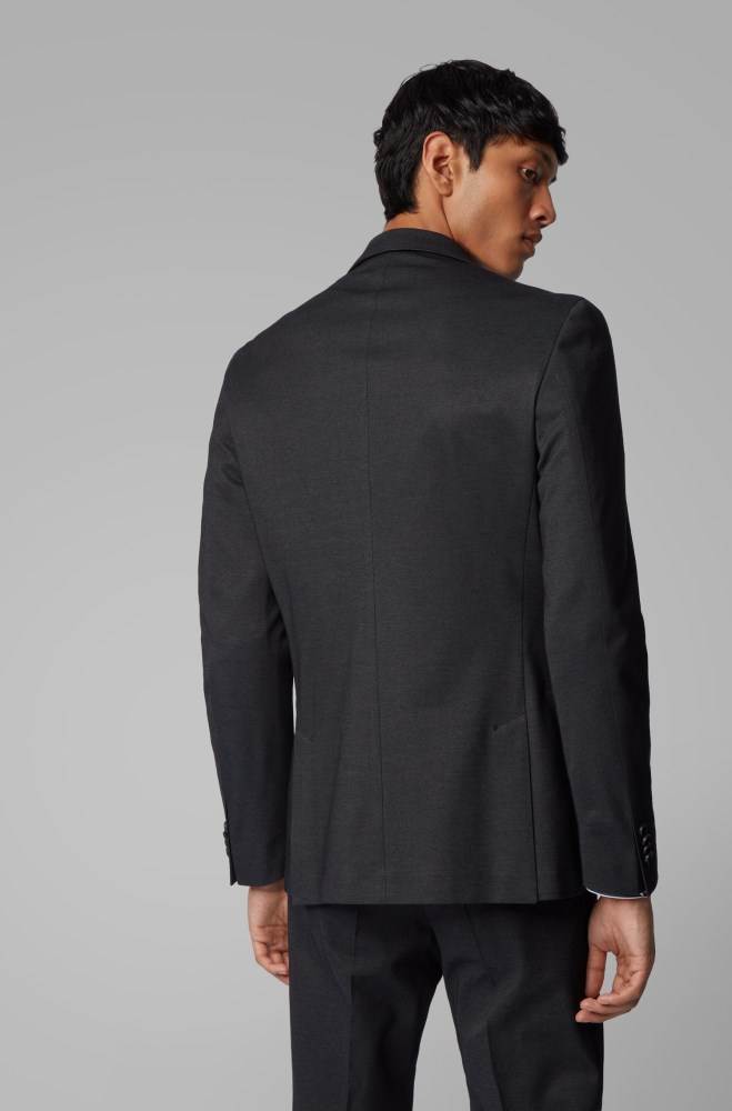 Hugo Boss Slim-fit jacket Grå | CjBF8oWe