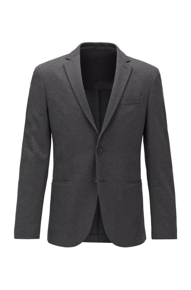 Hugo Boss Slim-fit jacket Grå | KtOeVFYR