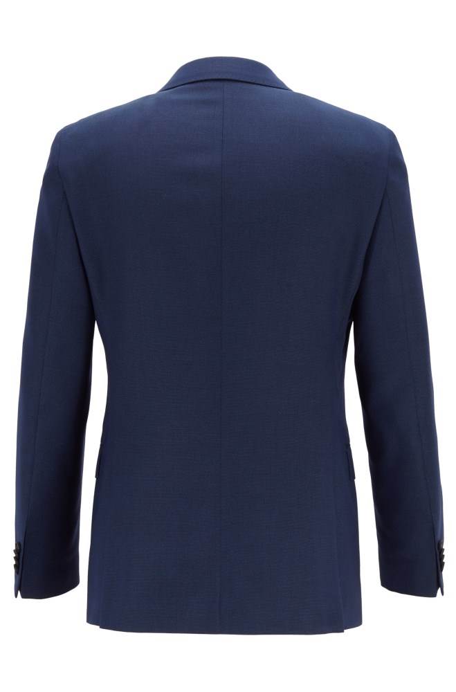 Hugo Boss Slim-fit jacket Lyse Blå | CFNBsRaL