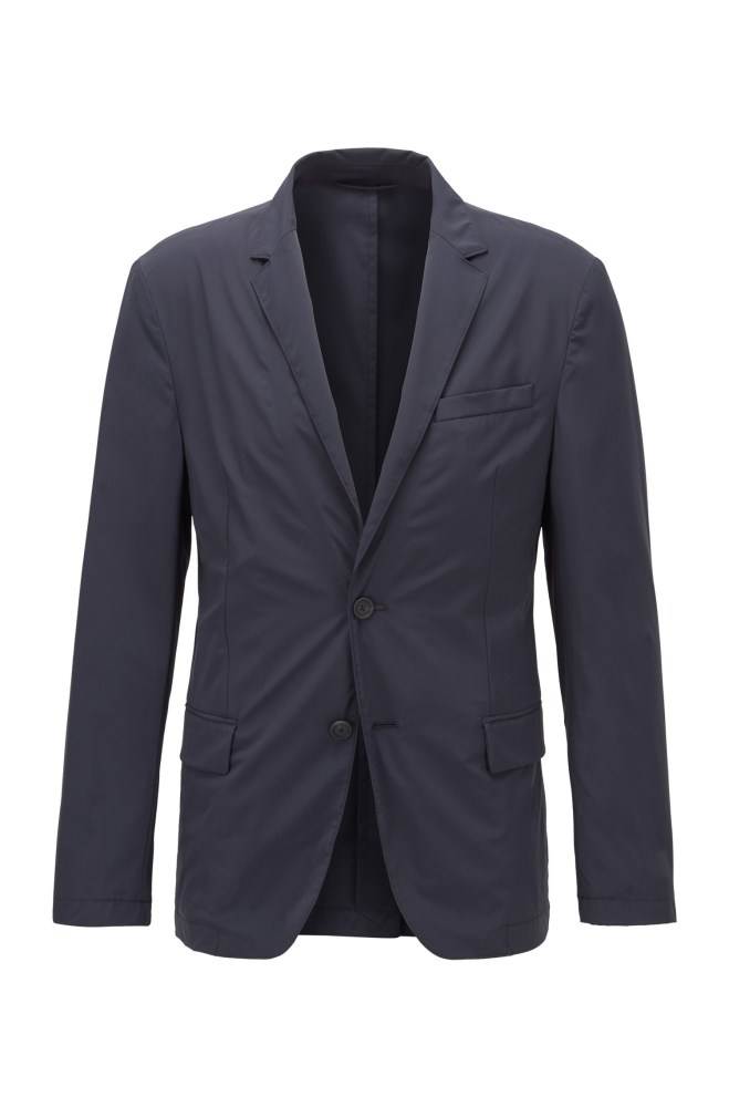 Hugo Boss Slim-fit jacket Mørke Blå | XGDNCQYR