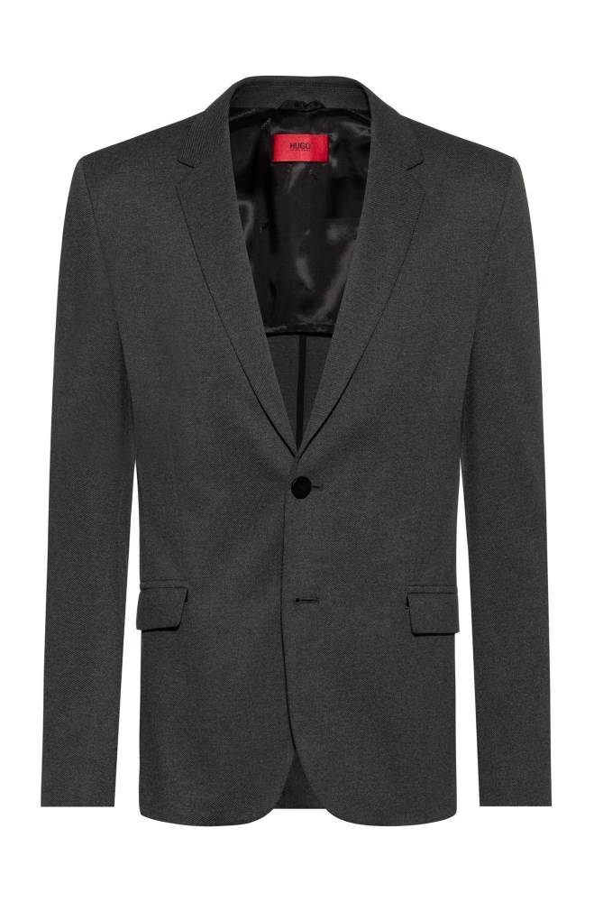 Hugo Boss Slim-fit jacket Mørke Grå | bbAMBfsI