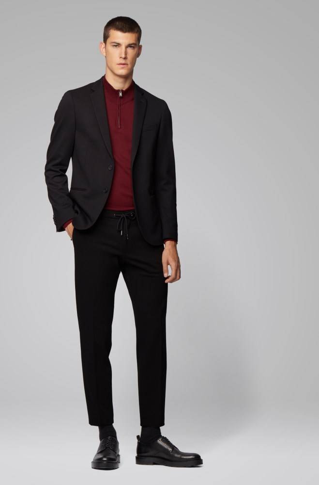 Hugo Boss Slim-fit jacket Svarte | WSgjDnB7