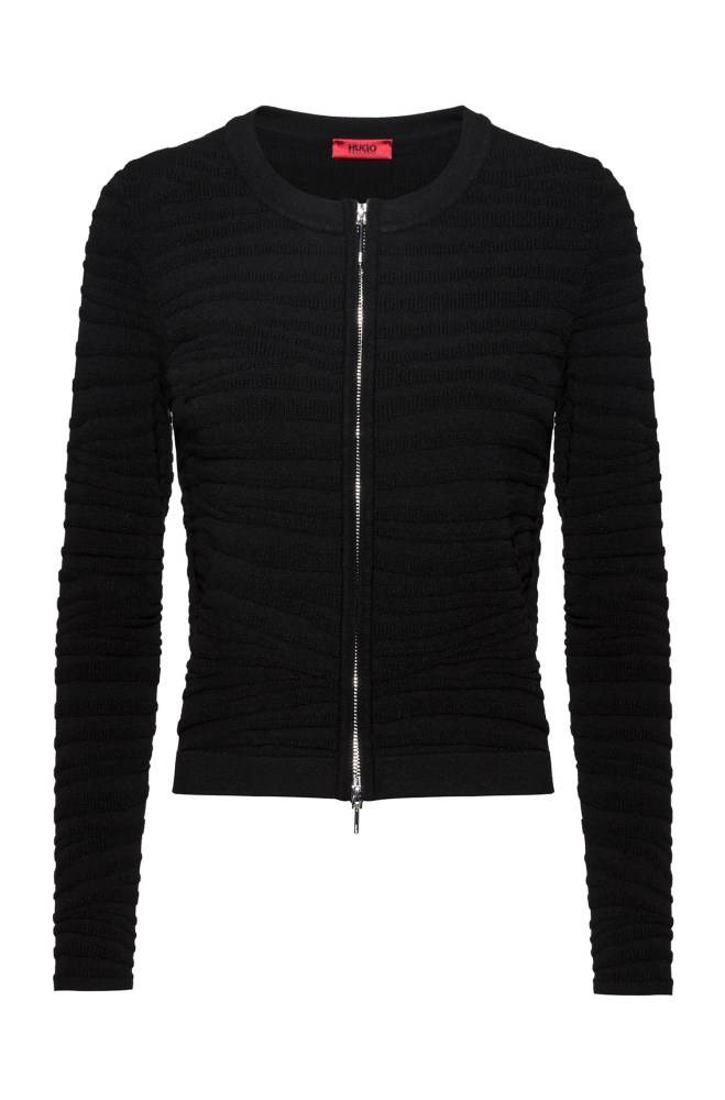 Hugo Boss Slim-fit jacket Svarte | oRtHLDQA