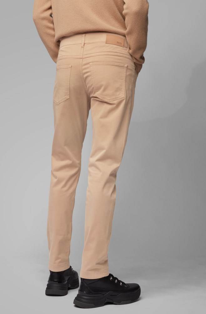 Hugo Boss Slim-fit jeans Beige | LETGQMDO