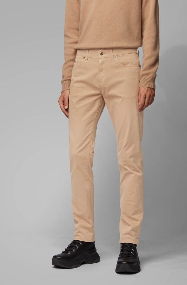 Hugo Boss Slim-fit jeans Beige | LETGQMDO