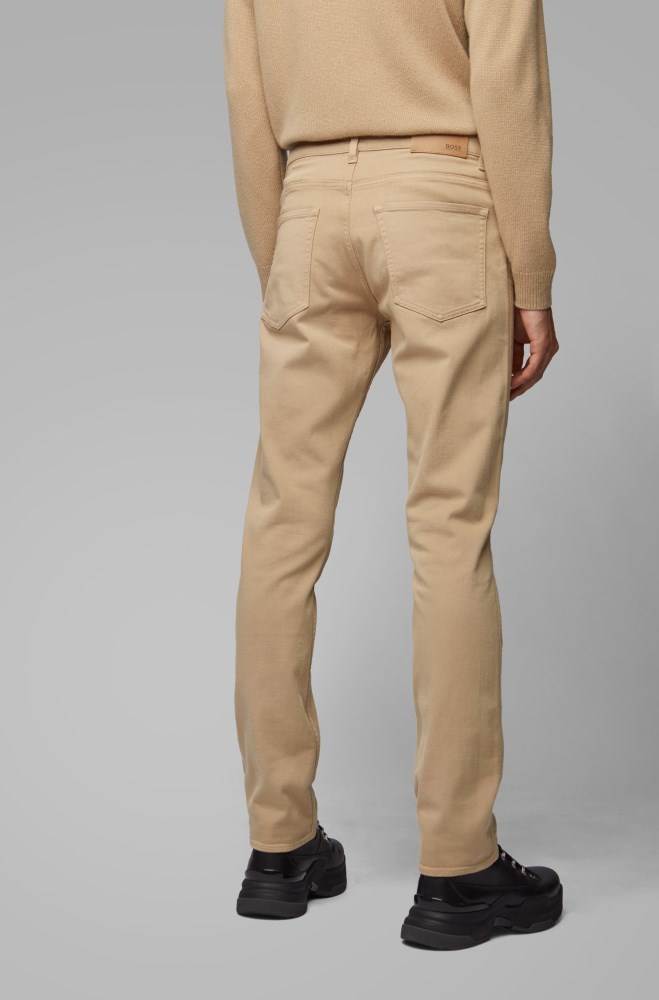 Hugo Boss Slim-fit jeans Beige | mfQps3up