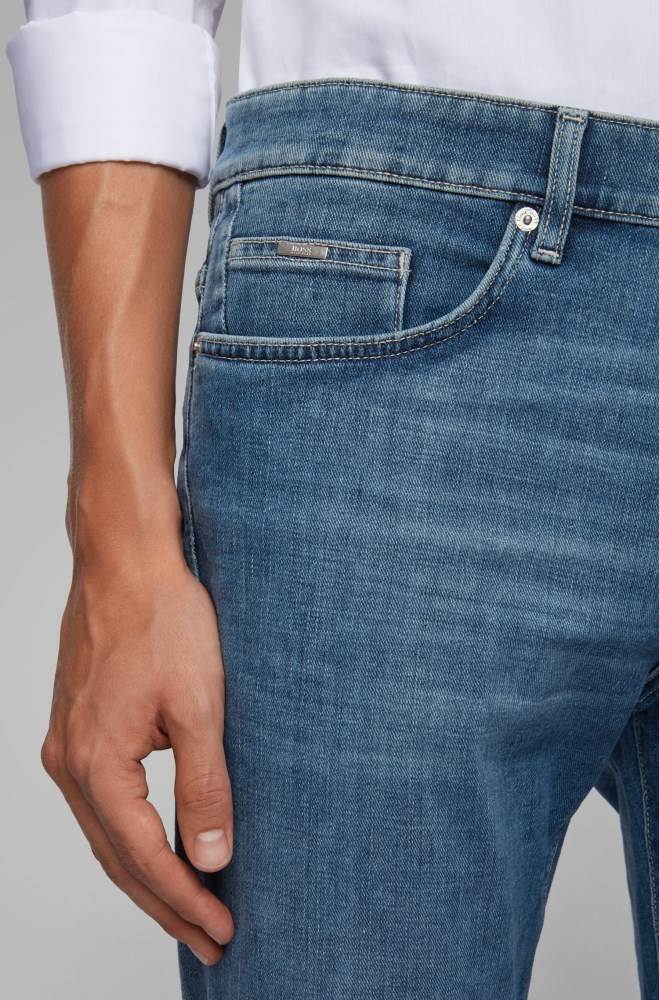 Hugo Boss Slim-fit jeans Blå | 4btMRVpz