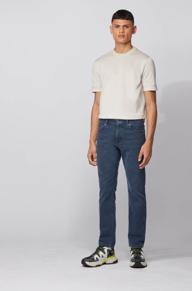 Hugo Boss Slim-fit jeans Blå | 9UNzuSzf