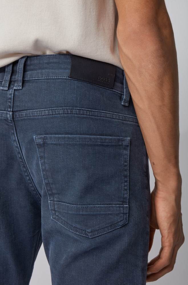 Hugo Boss Slim-fit jeans Blå | 9UNzuSzf