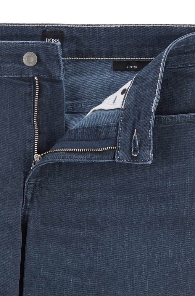 Hugo Boss Slim-fit jeans Blå | 9UNzuSzf