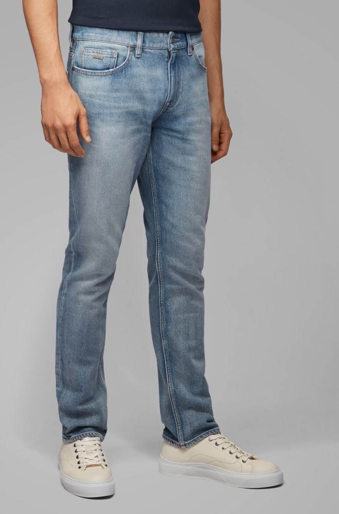 Hugo Boss Slim-fit jeans Blå | BsRduU4s