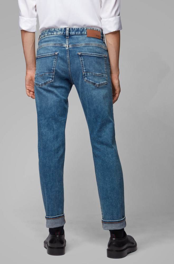 Hugo Boss Slim-fit jeans Blå | NXsqnz70