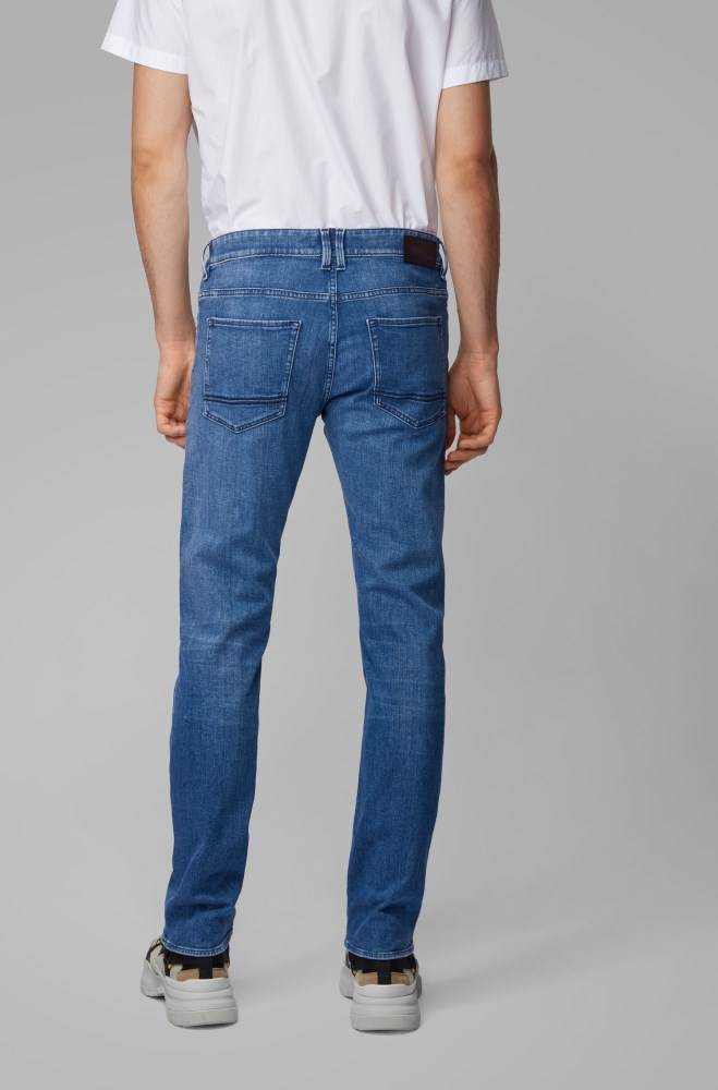 Hugo Boss Slim-fit jeans Blå | VTMSf2At