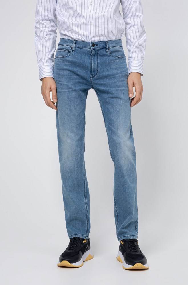 Hugo Boss Slim-fit jeans Blå | gG4zy00R