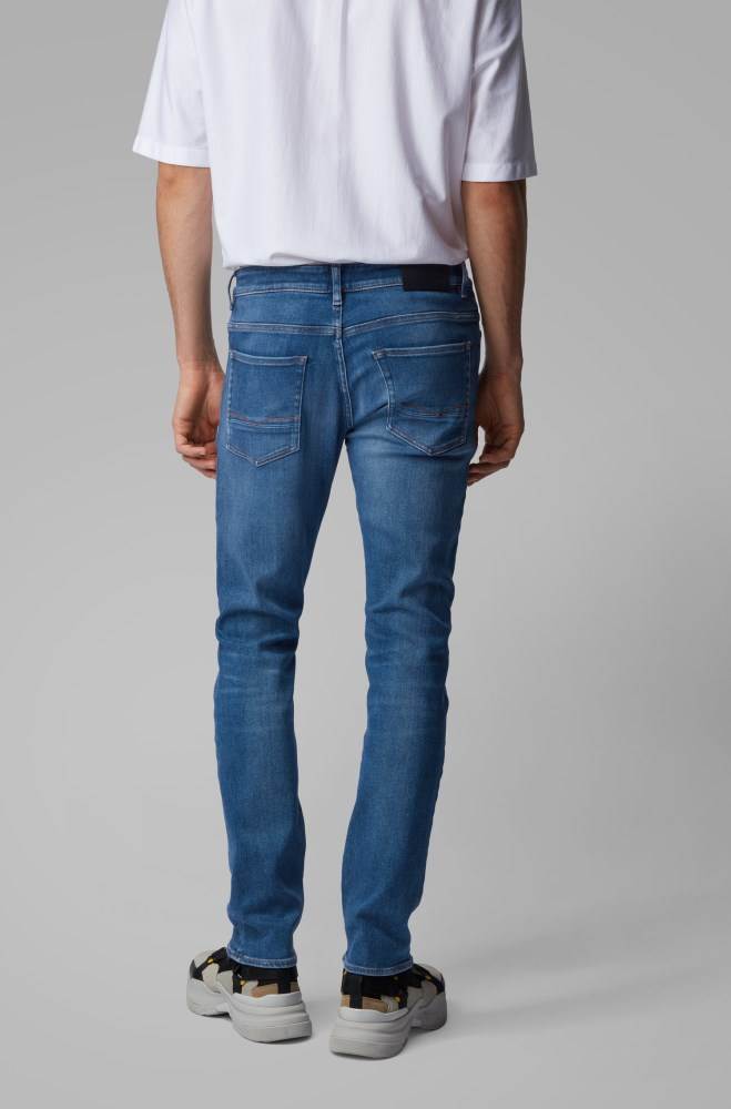 Hugo Boss Slim-fit jeans Blå | jsjSrvjo