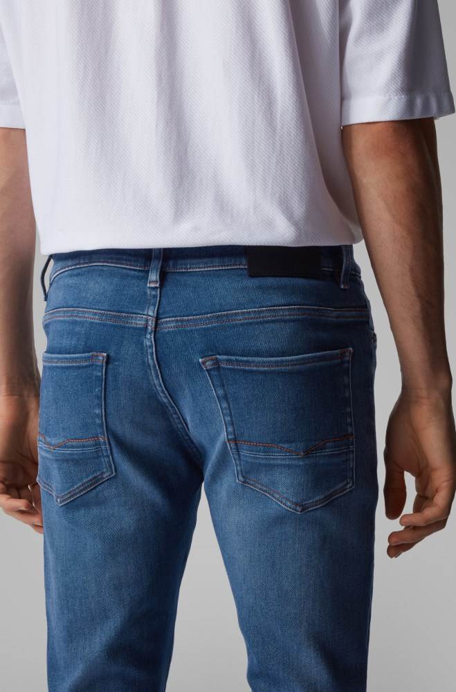 Hugo Boss Slim-fit jeans Blå | jsjSrvjo