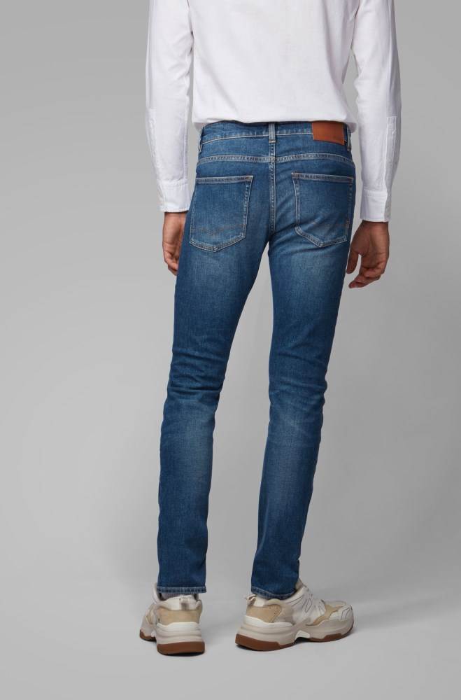 Hugo Boss Slim-fit jeans Blå | uyyDDMIY