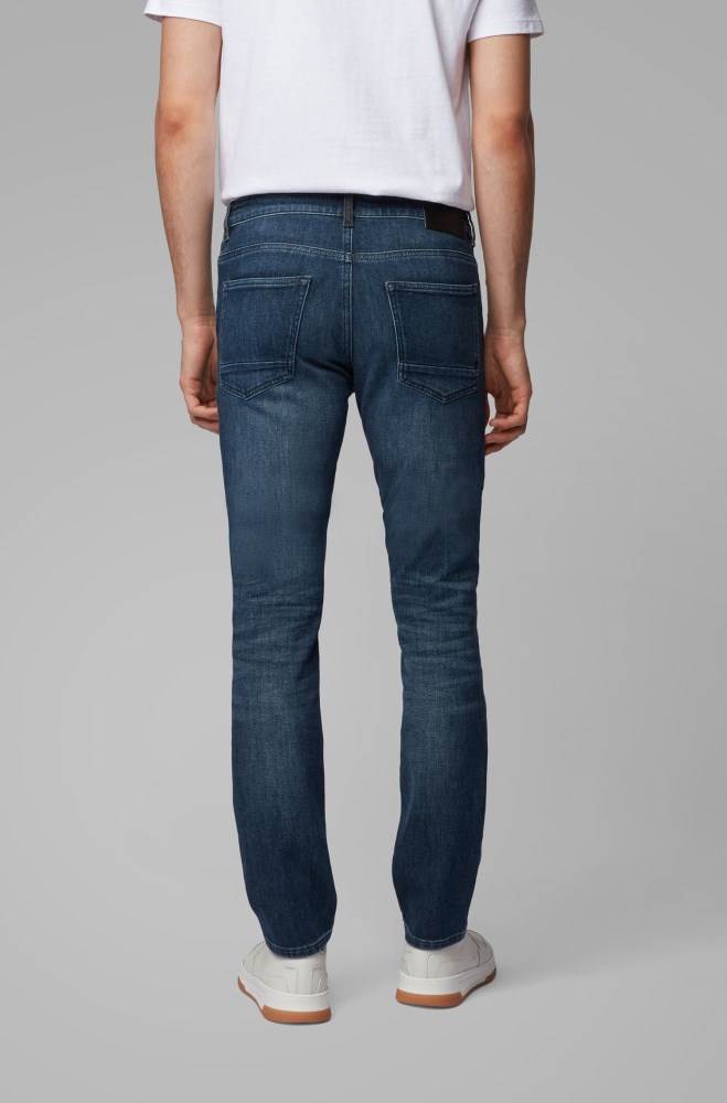 Hugo Boss Slim-fit jeans Blå | xTdqGmaX