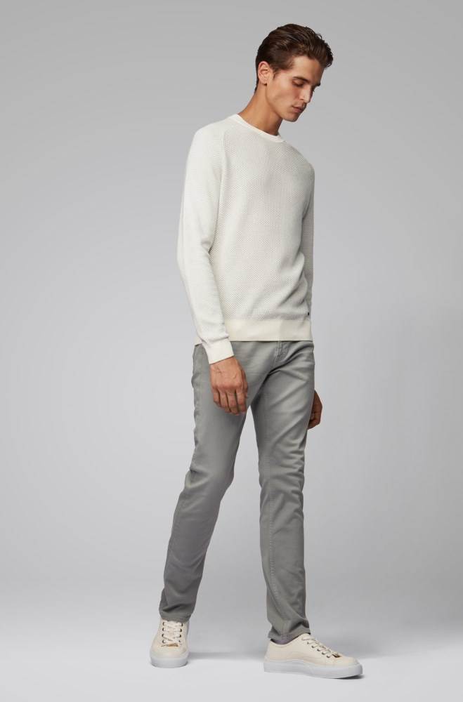 Hugo Boss Slim-fit jeans Grå | 5yZhNmro