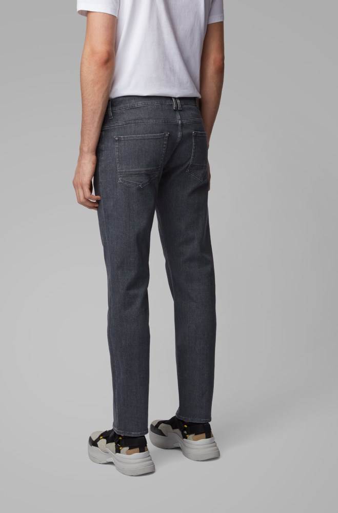 Hugo Boss Slim-fit jeans Grå | rR8f6AY2