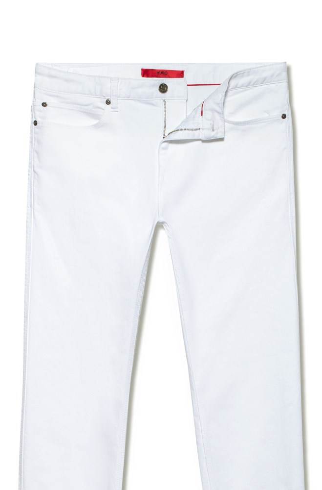 Hugo Boss Slim-fit jeans Hvite | 1gIUwalk