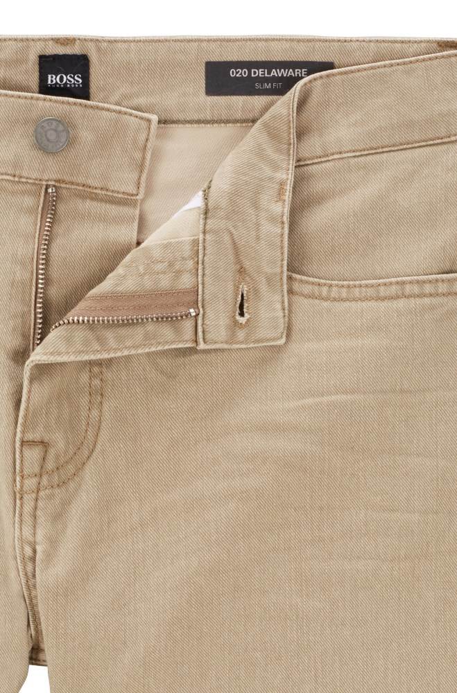 Hugo Boss Slim-fit jeans Khaki | NxzP62vx