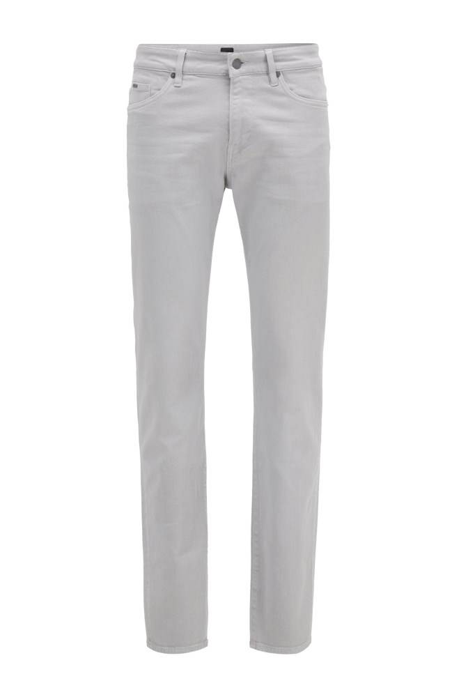 Hugo Boss Slim-fit jeans Lyse Grå | iIys95Cq