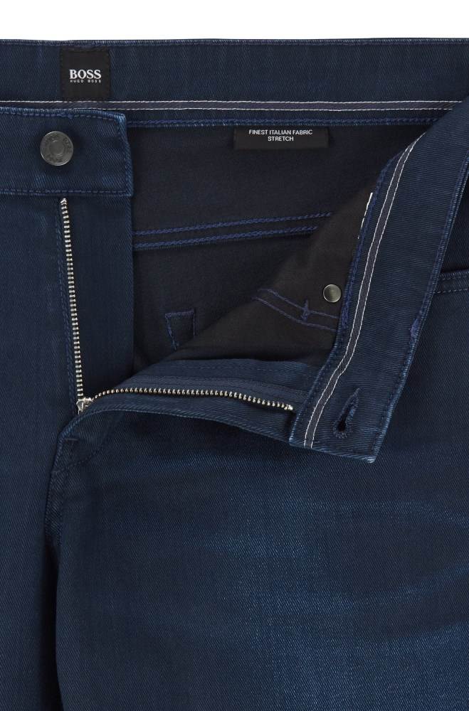 Hugo Boss Slim-fit jeans Mørke Blå | 1jhDsFLT