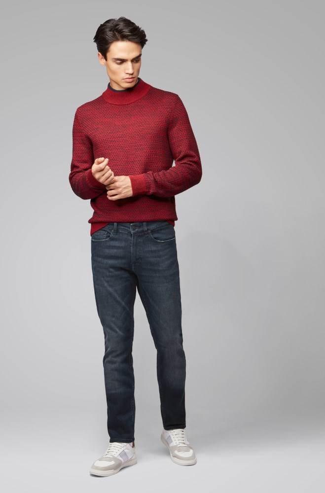 Hugo Boss Slim-fit jeans Mørke Blå | e8F4fSXe