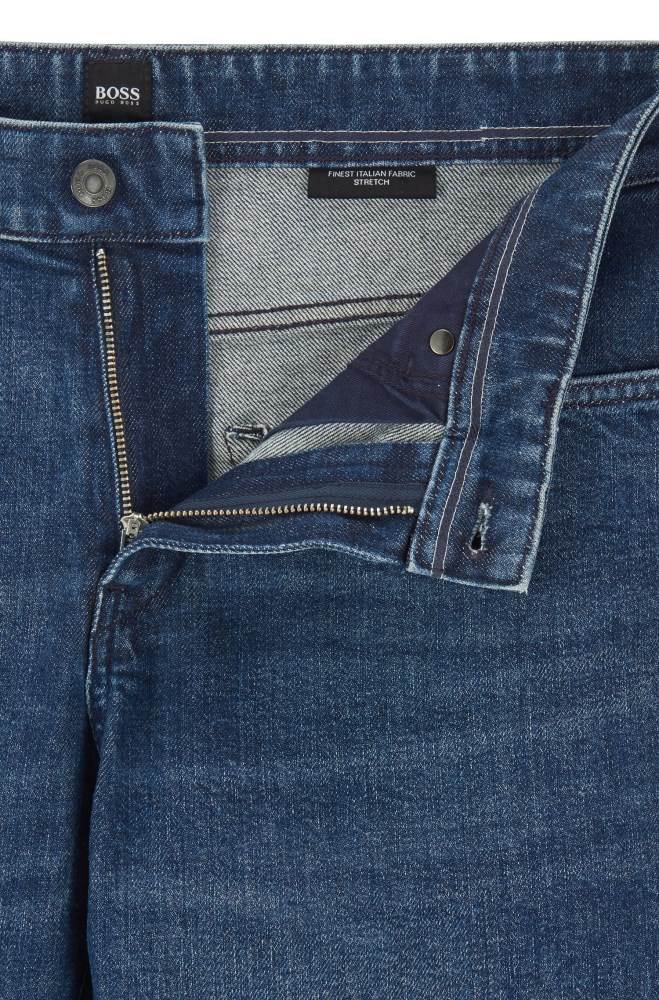 Hugo Boss Slim-fit jeans Mørke Blå | fZ1EFF2d