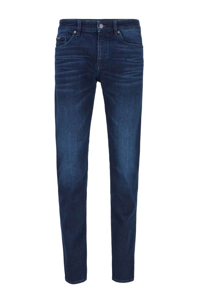 Hugo Boss Slim-fit jeans Mørke Blå | kjuQa1ZU