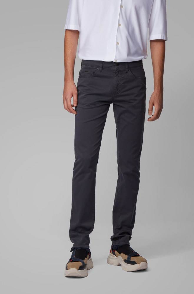 Hugo Boss Slim-fit jeans Mørke Blå | ph1OUXGp