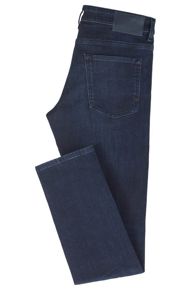 Hugo Boss Slim-fit jeans Mørke Blå | qJE32tOi