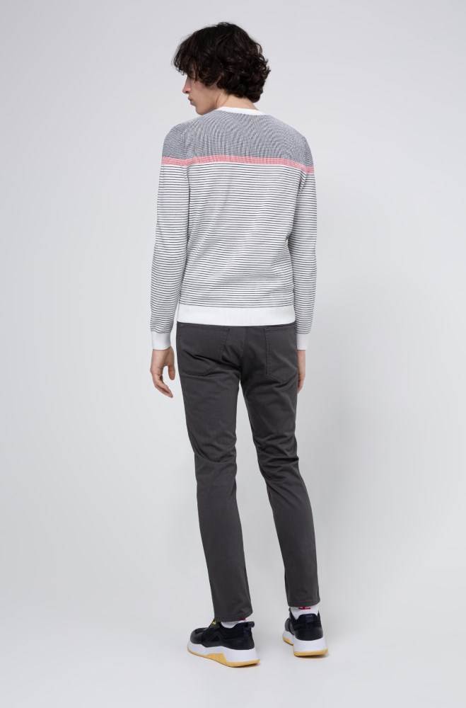 Hugo Boss Slim-fit jeans Mørke Grå | R02TYL86