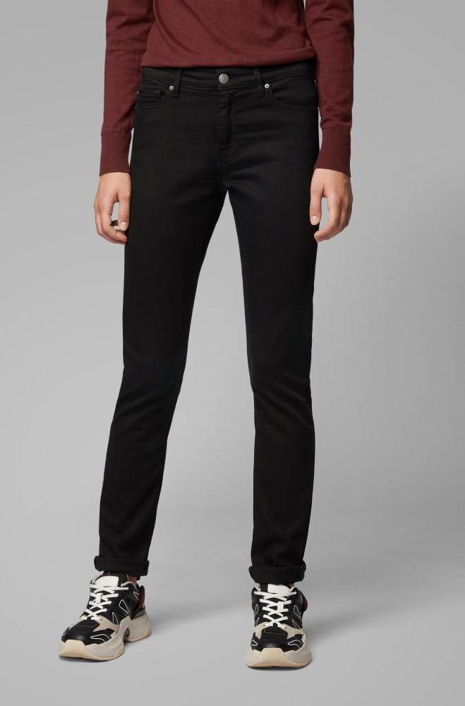 Hugo Boss Slim-fit jeans Svarte | 8a4pytCM