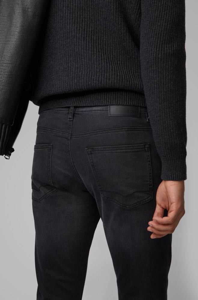 Hugo Boss Slim-fit jeans Svarte | IDHSlMtf