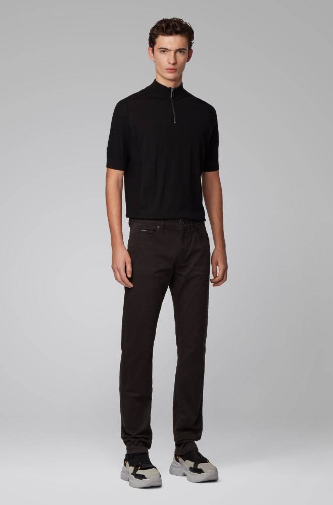 Hugo Boss Slim-fit jeans Svarte | Llu4wQfG