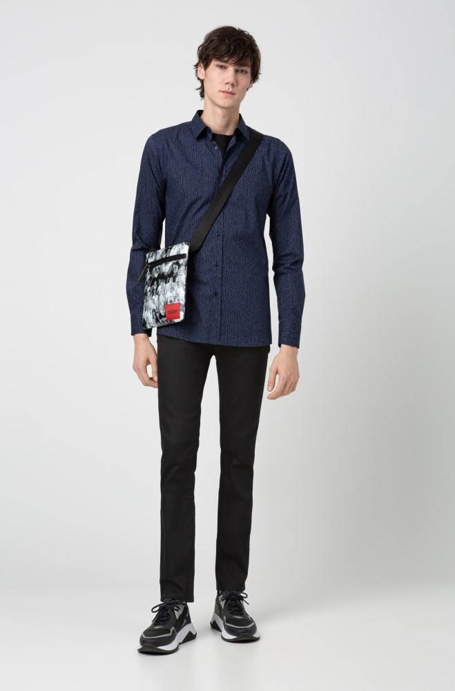 Hugo Boss Slim-fit jeans Svarte | wQVDUMjy