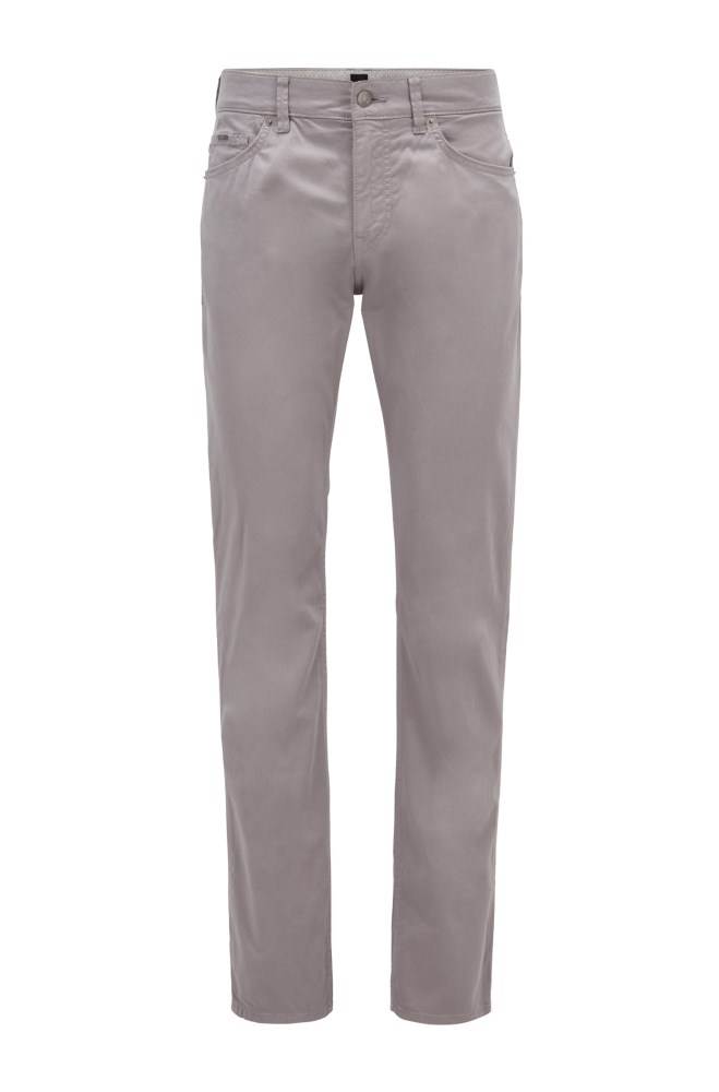 Hugo Boss Slim-fit jeans Sølv | wDdKBVNe